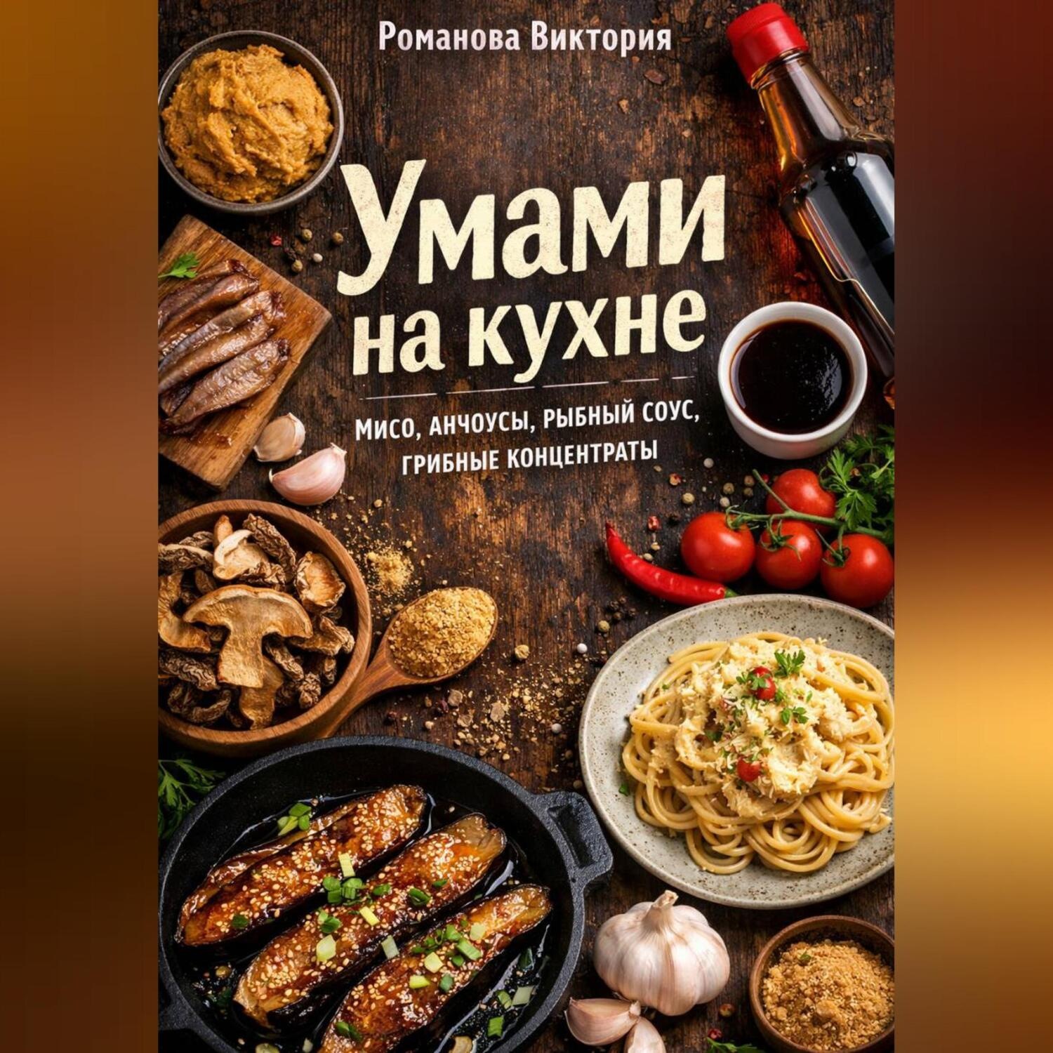 Обложка книги «Умами на кухне: мисо, анчоусы, рыбный соус, грибные концентраты»