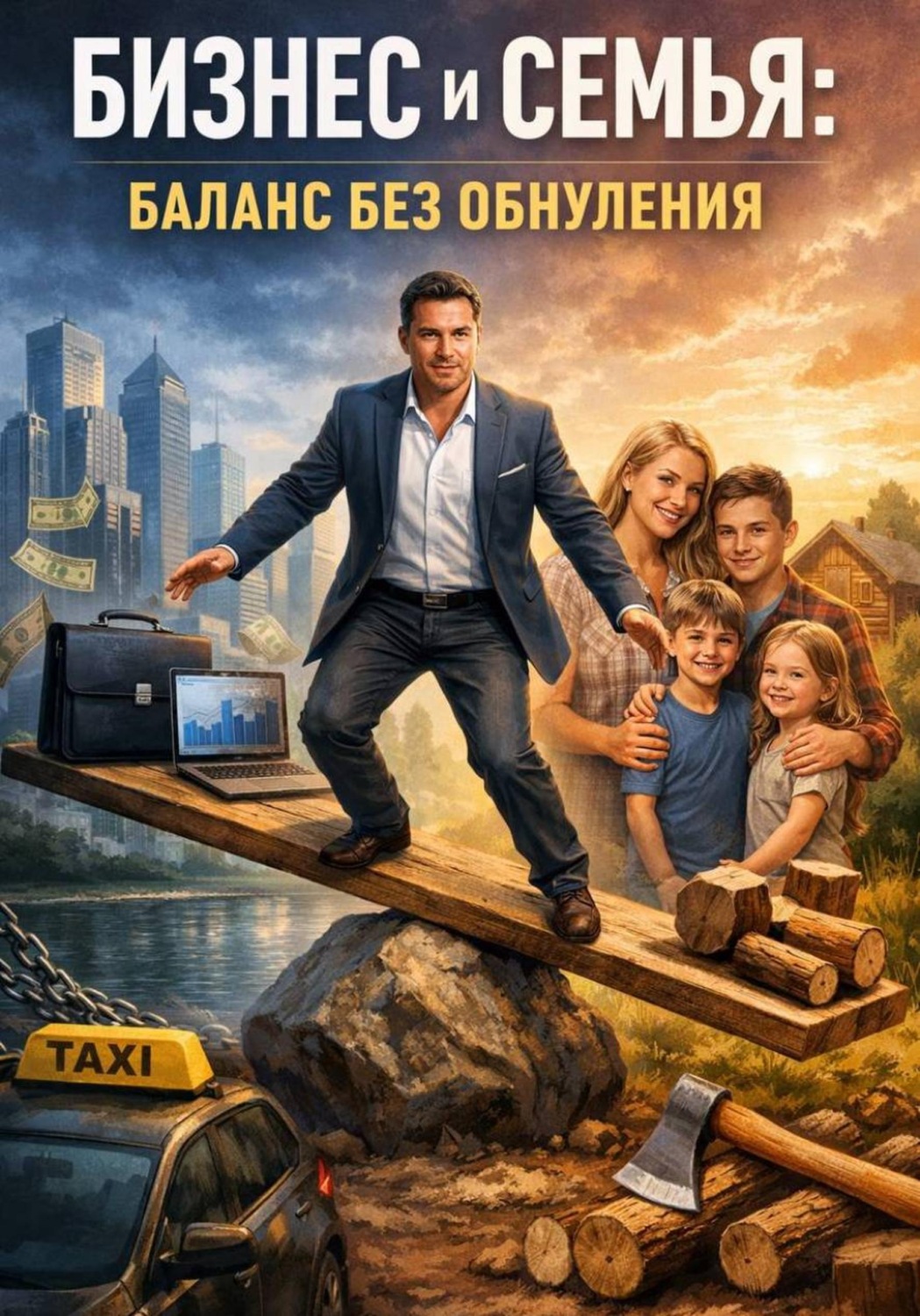 Обложка книги «Бизнес или Семья: как не потерять близких, строя бизнес!»