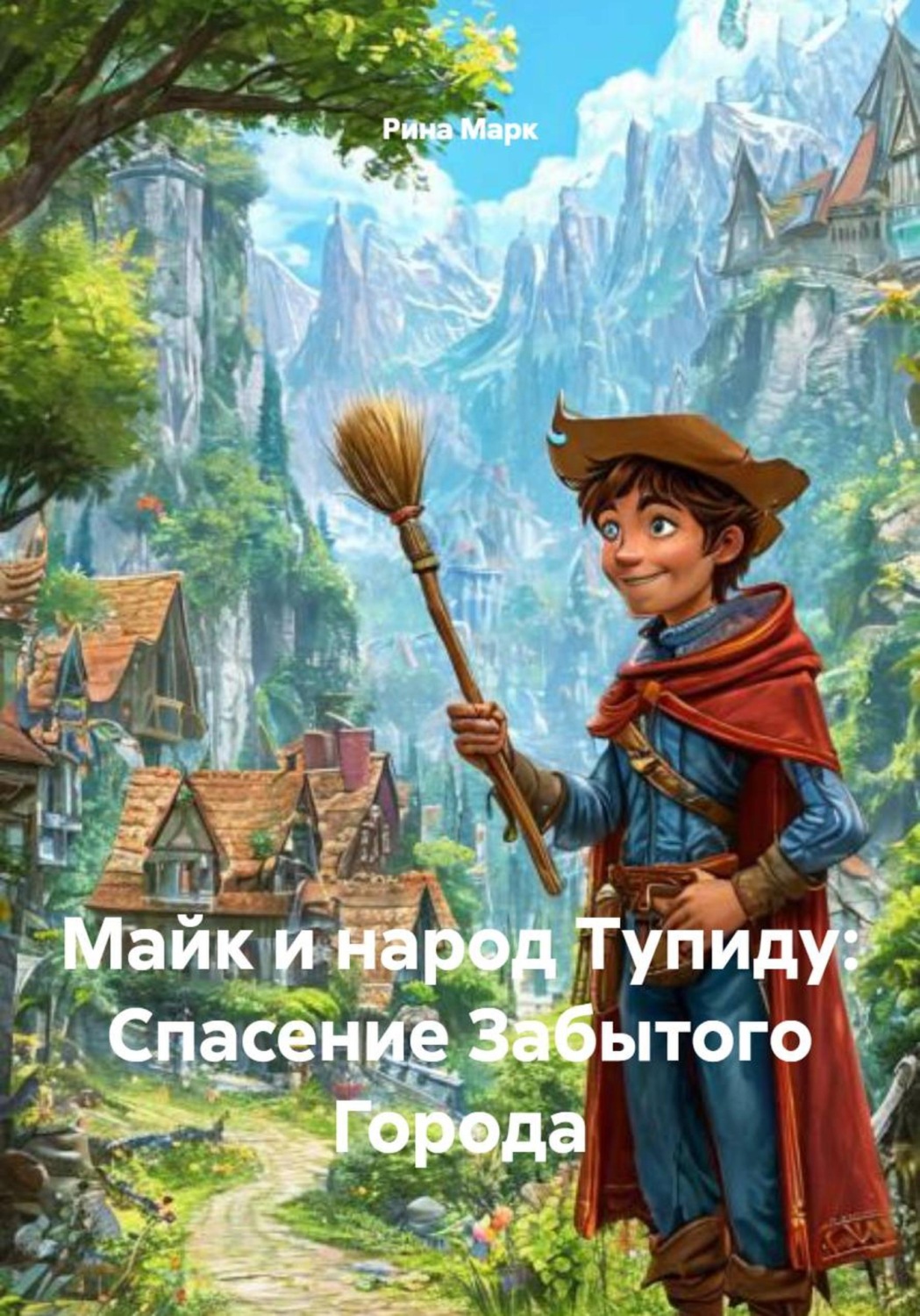 Обложка книги «Майк и народ Тупиду: Спасение Забытого Города»