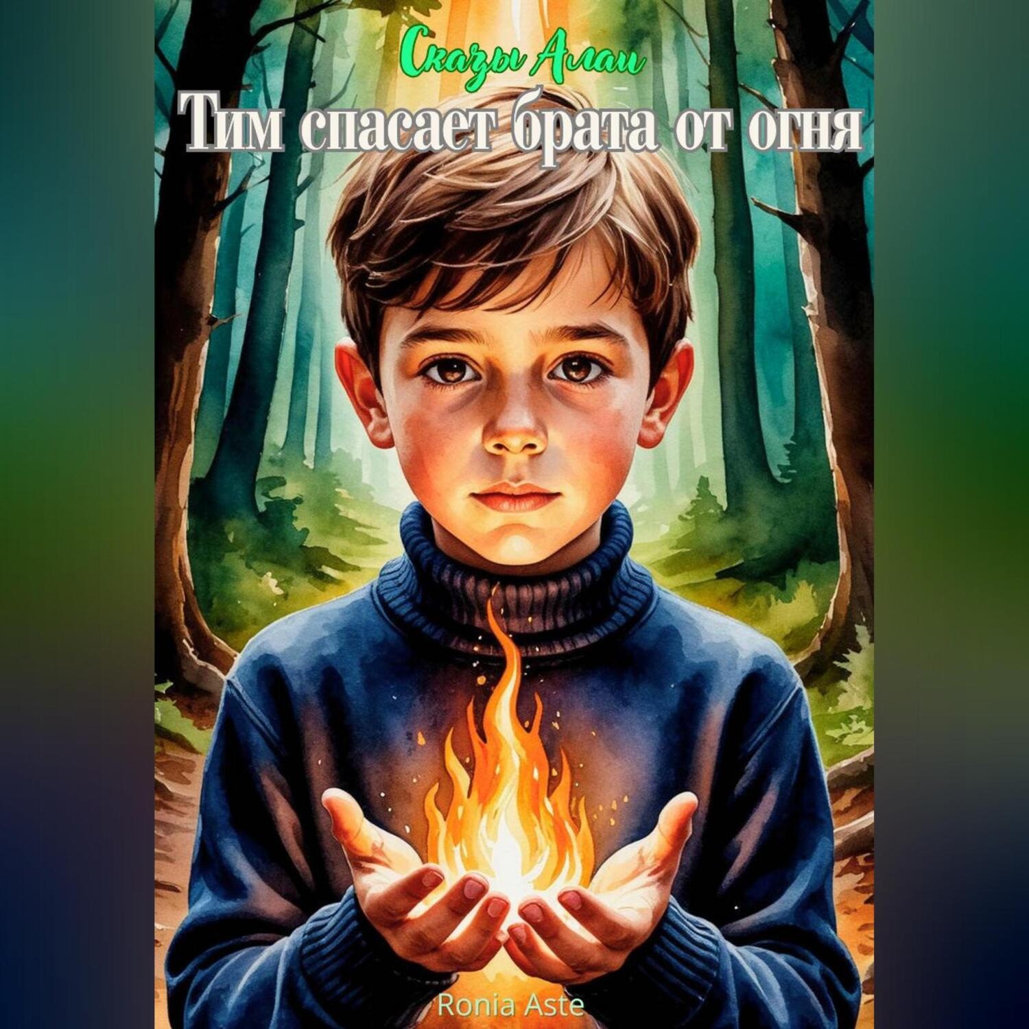 Обложка книги «Сказы Алаи. Тим спасает брата от огня»