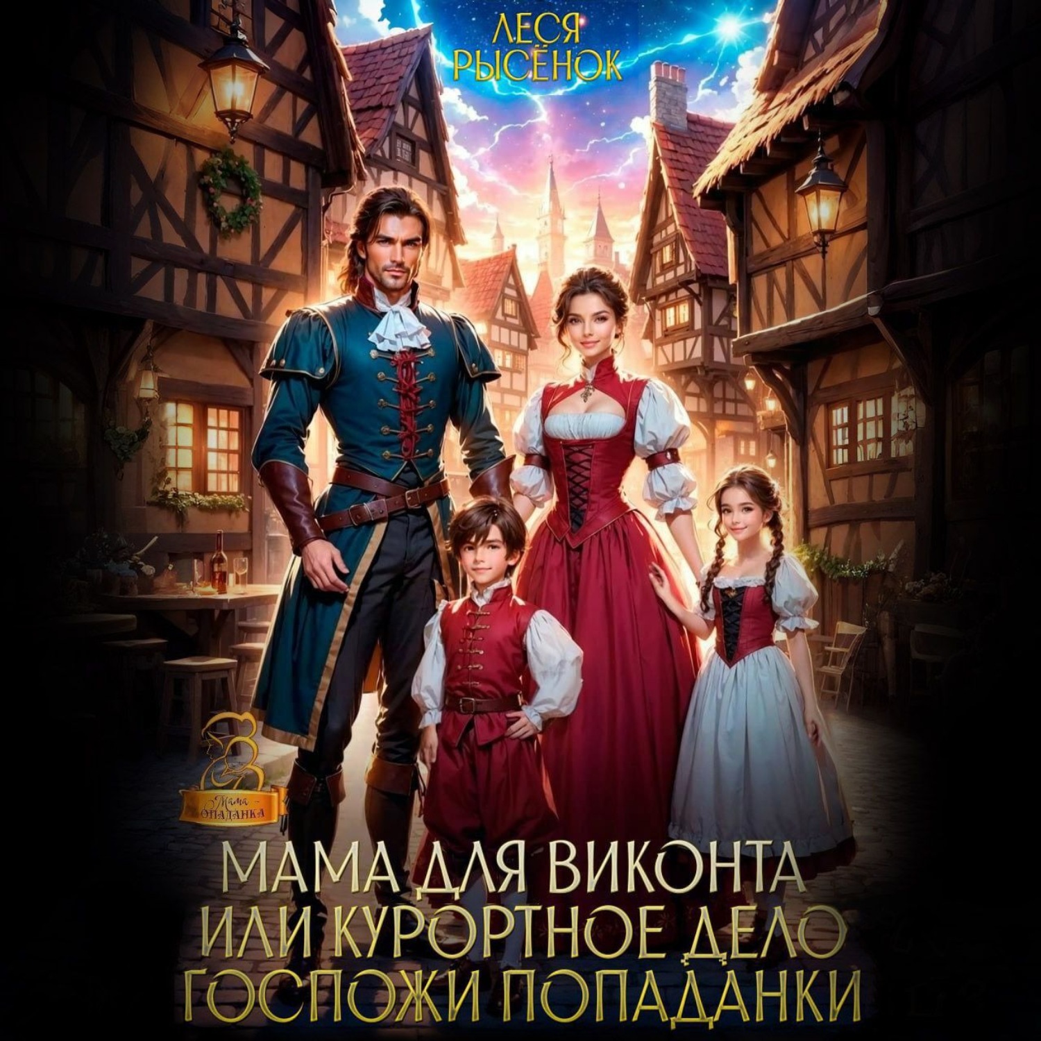 Обложка книги «Мама для виконта, или Курортное дело госпожи попаданки»