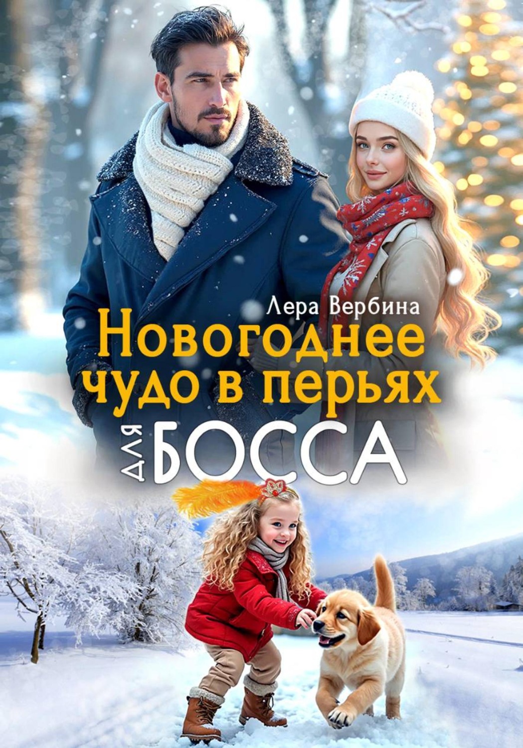 Обложка книги «Новогоднее чудо в перьях для босса»