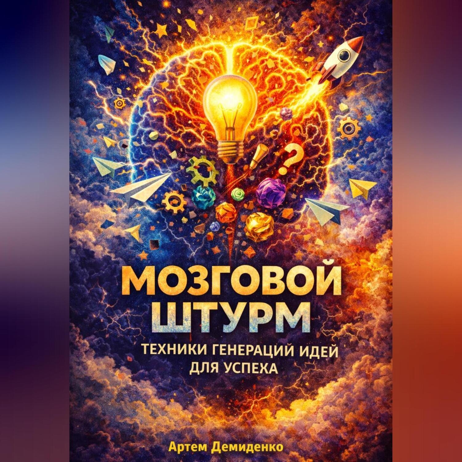 Обложка книги «Мозговой штурм: Техники генерации идей для успеха»