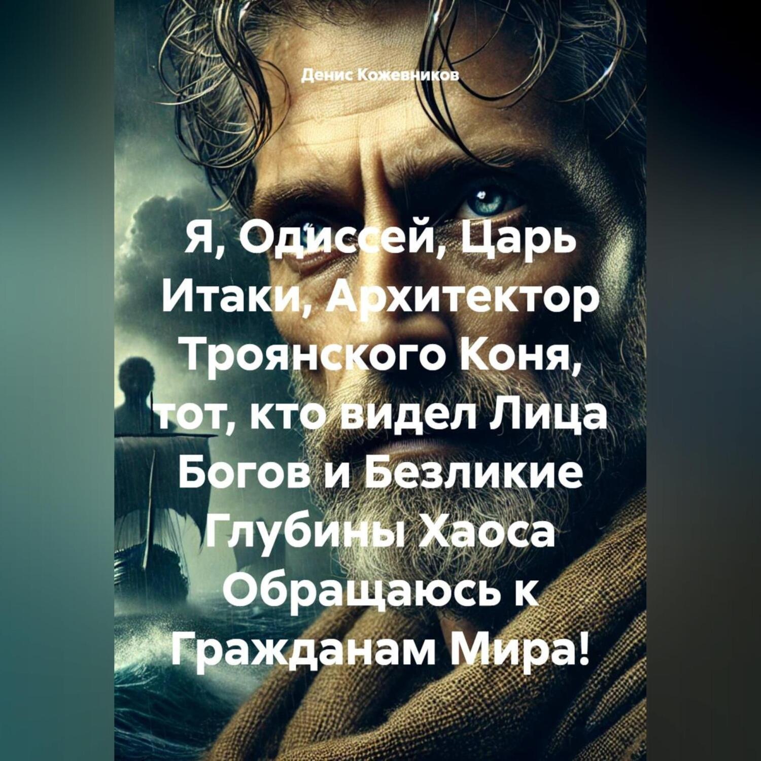 Обложка книги «Я, Одиссей, Царь Итаки, Архитектор Троянского Коня, тот, кто видел Лица Богов и Безликие Глубины Хаоса Обращаюсь к Гражданам Мира!»