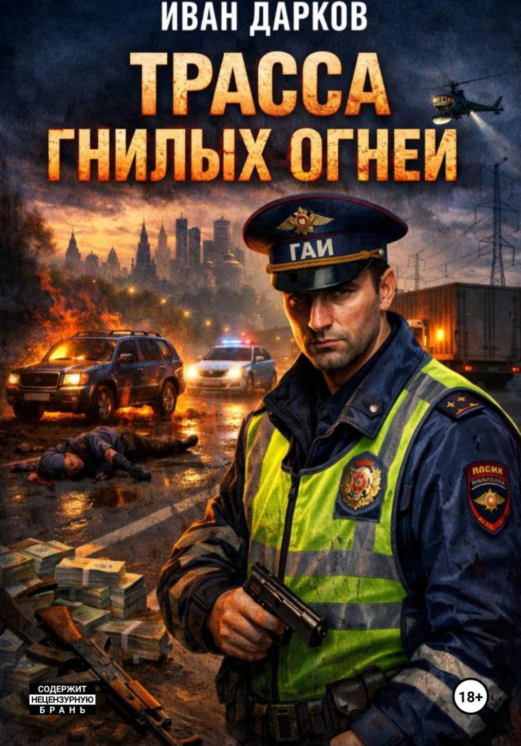 Обложка книги «Трасса гнилых огней»