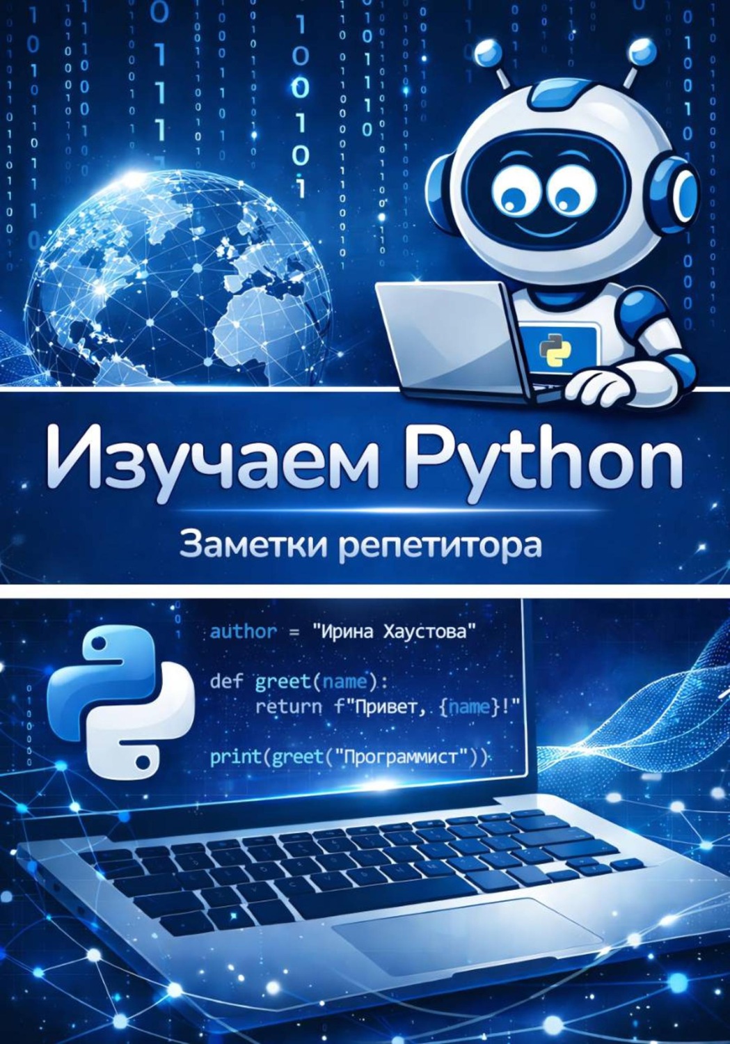 Обложка книги «Изучаем Python. Заметки репетитора»