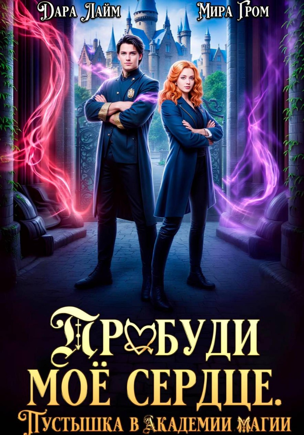 Обложка книги «Пробуди моё сердце. Пустышка в академии магии»