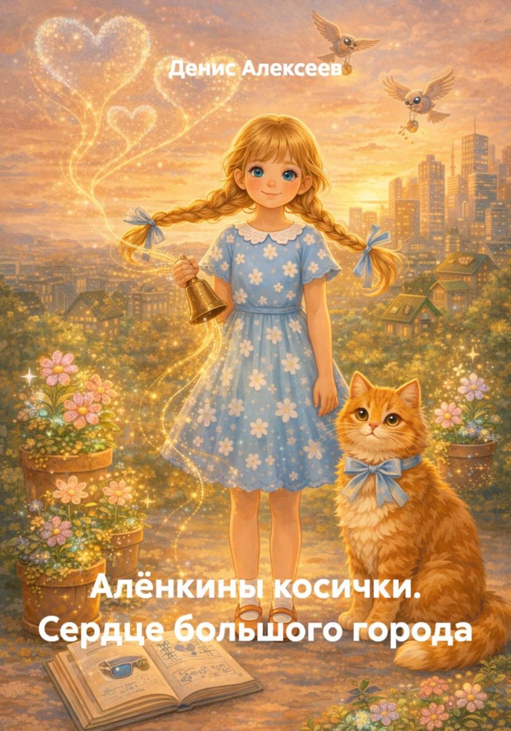 Обложка книги «Алёнкины косички. Сердце большого города»