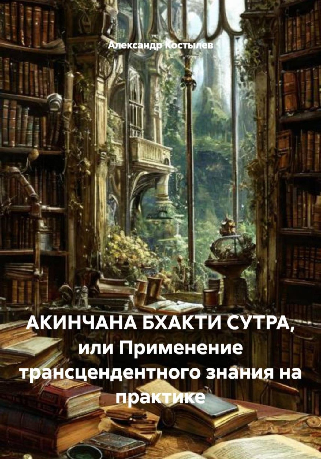 Обложка книги «АКИНЧАНА БХАКТИ СУТРА, или Применение трансцендентного знания на практике»