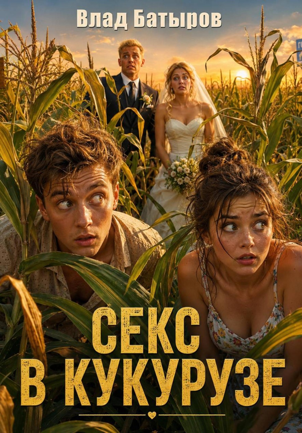 Обложка книги «Маленькие эротикомедии. Рассказ второй: "Секс в кукурузе"»