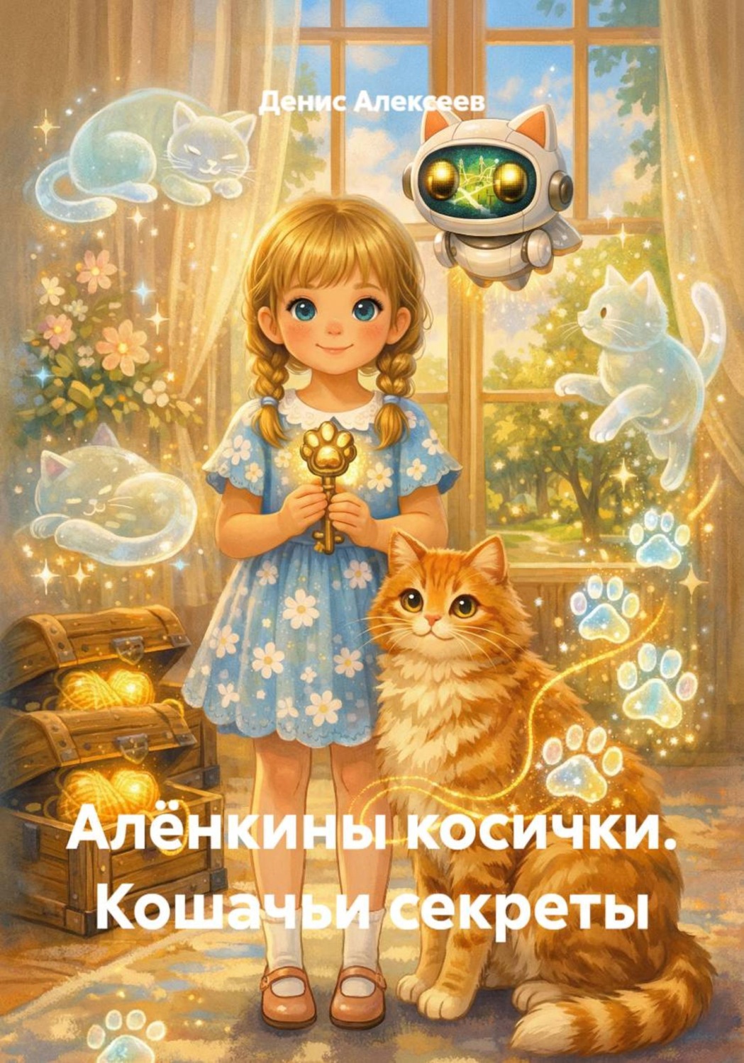 Обложка книги «Алёнкины косички. Кошачьи секреты»