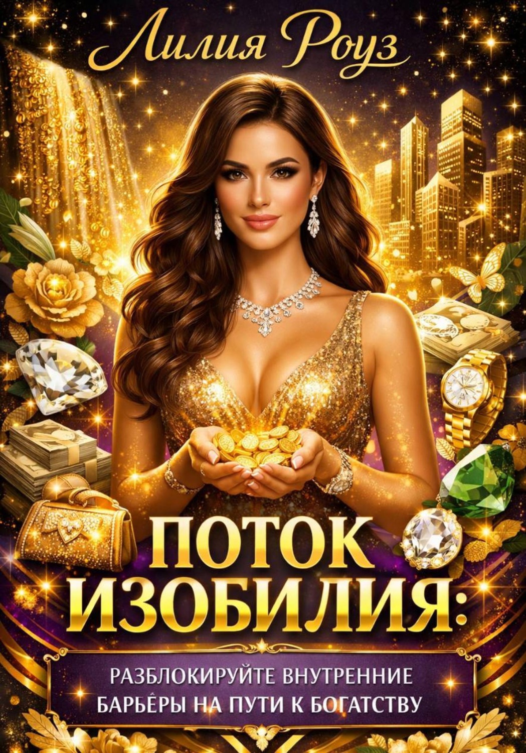 Обложка книги «Поток изобилия: разблокируйте внутренние барьеры на пути к богатству»