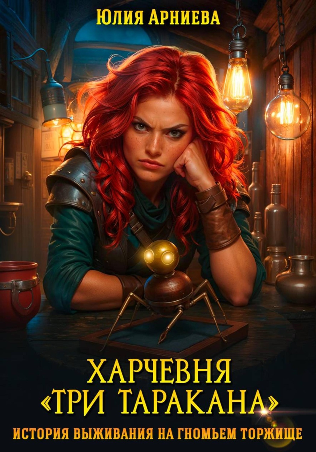 Обложка книги «Харчевня «Три таракана» история выживания на гномьем торжище»