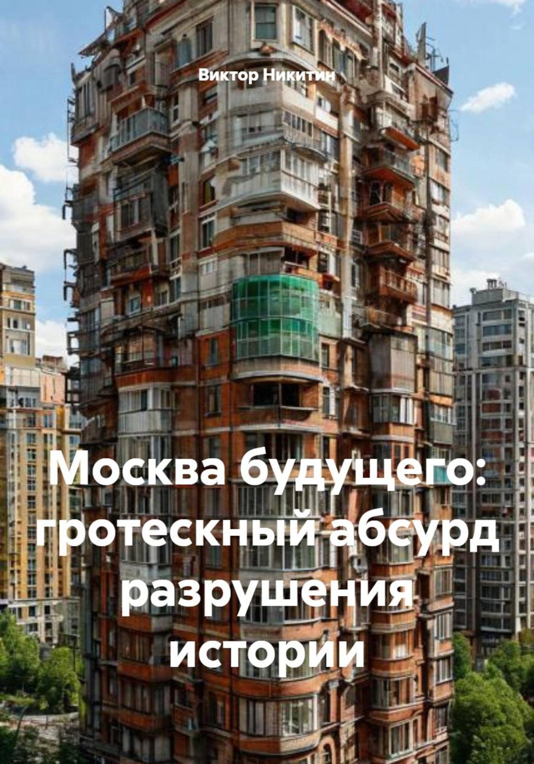 Обложка книги «Москва будущего: гротескный абсурд разрушения истории»
