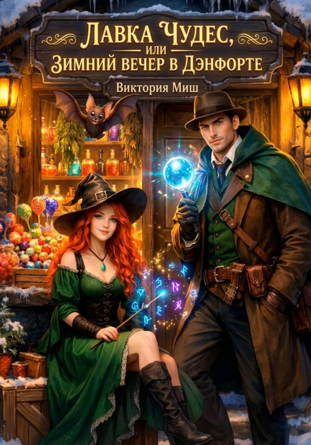 Обложка книги «Лавка чудес, или Зимний вечер в Дэнфорте»