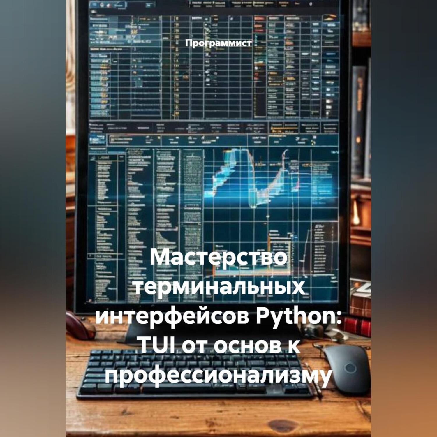 Обложка книги «Мастерство терминальных интерфейсов Python: TUI от основ к профессионализму»