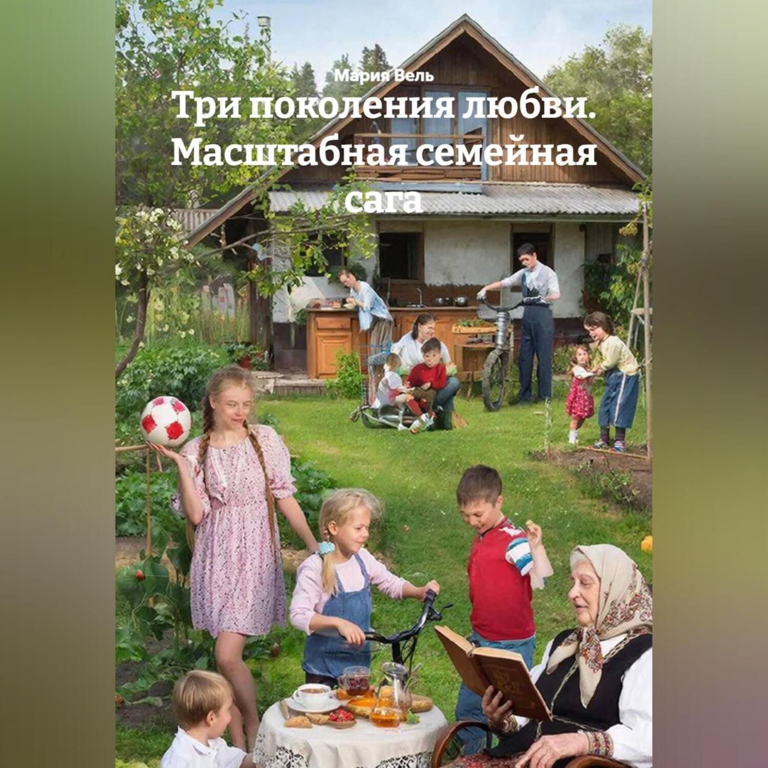 Обложка книги «Три поколения любви. Масштабная семейная сага»