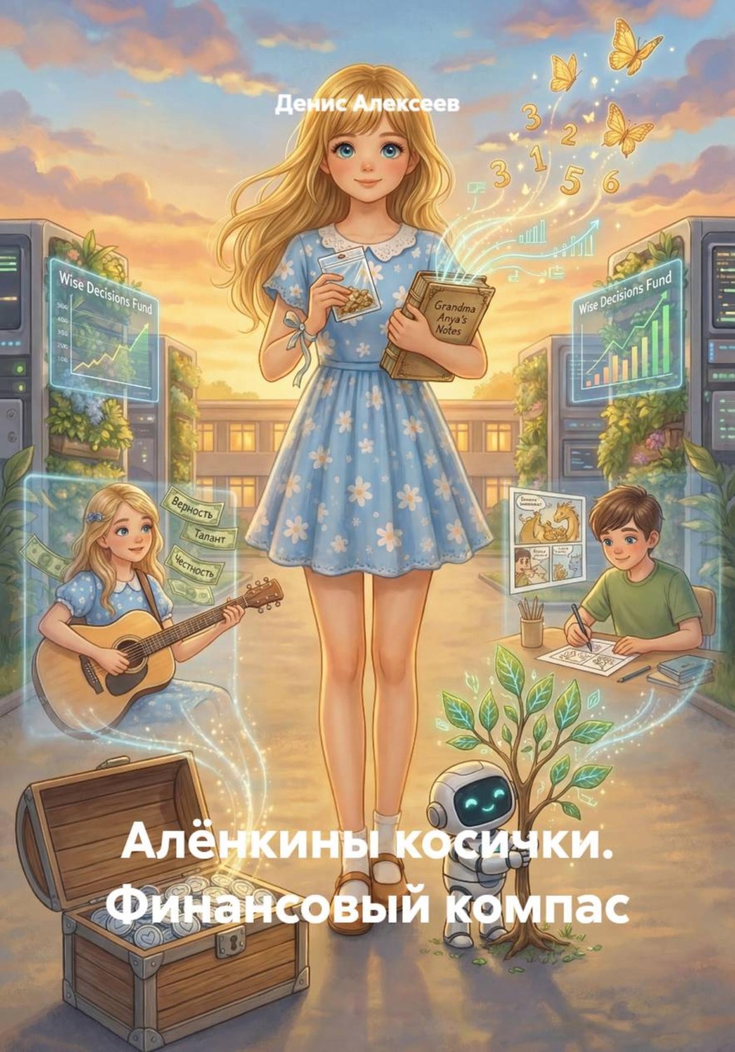 Обложка книги «Алёнкины косички. Финансовый компас»