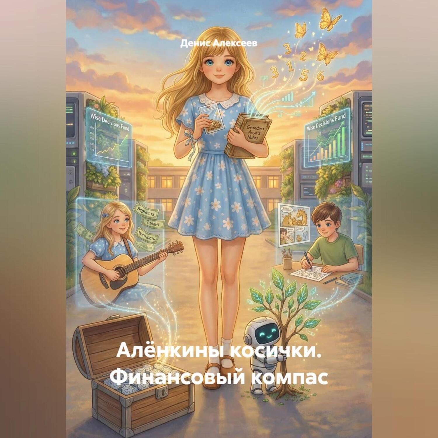 Обложка книги «Алёнкины косички. Финансовый компас.»