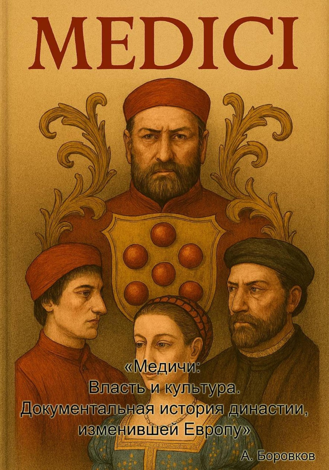 Обложка книги «Медичи: Власть и культура. Документальная история династии, изменившей Европу»