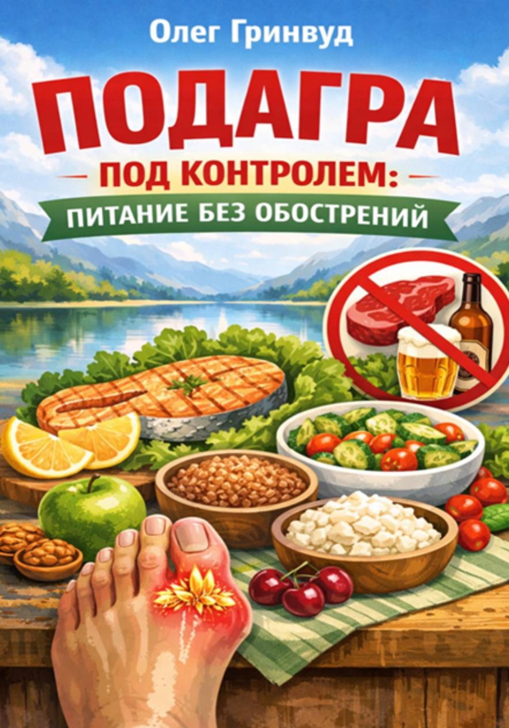 Обложка книги «Подагра под контролем: питание без обострений»