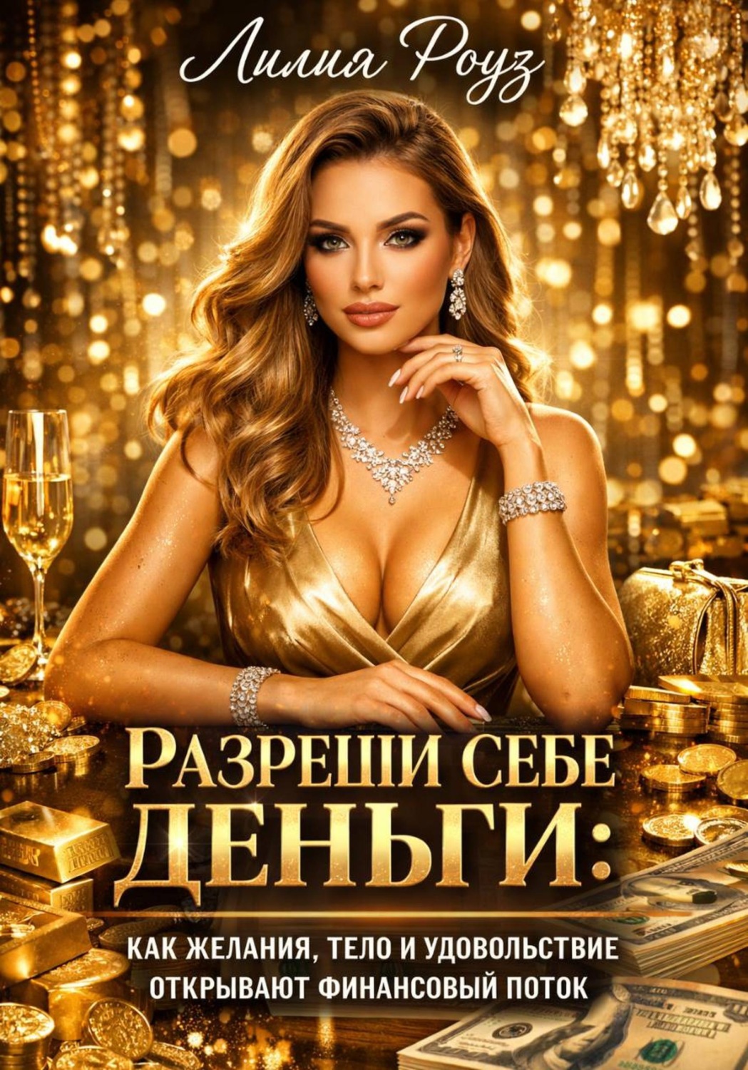 Обложка книги «Разреши себе деньги: как желания, тело и удовольствие открывают финансовый поток»