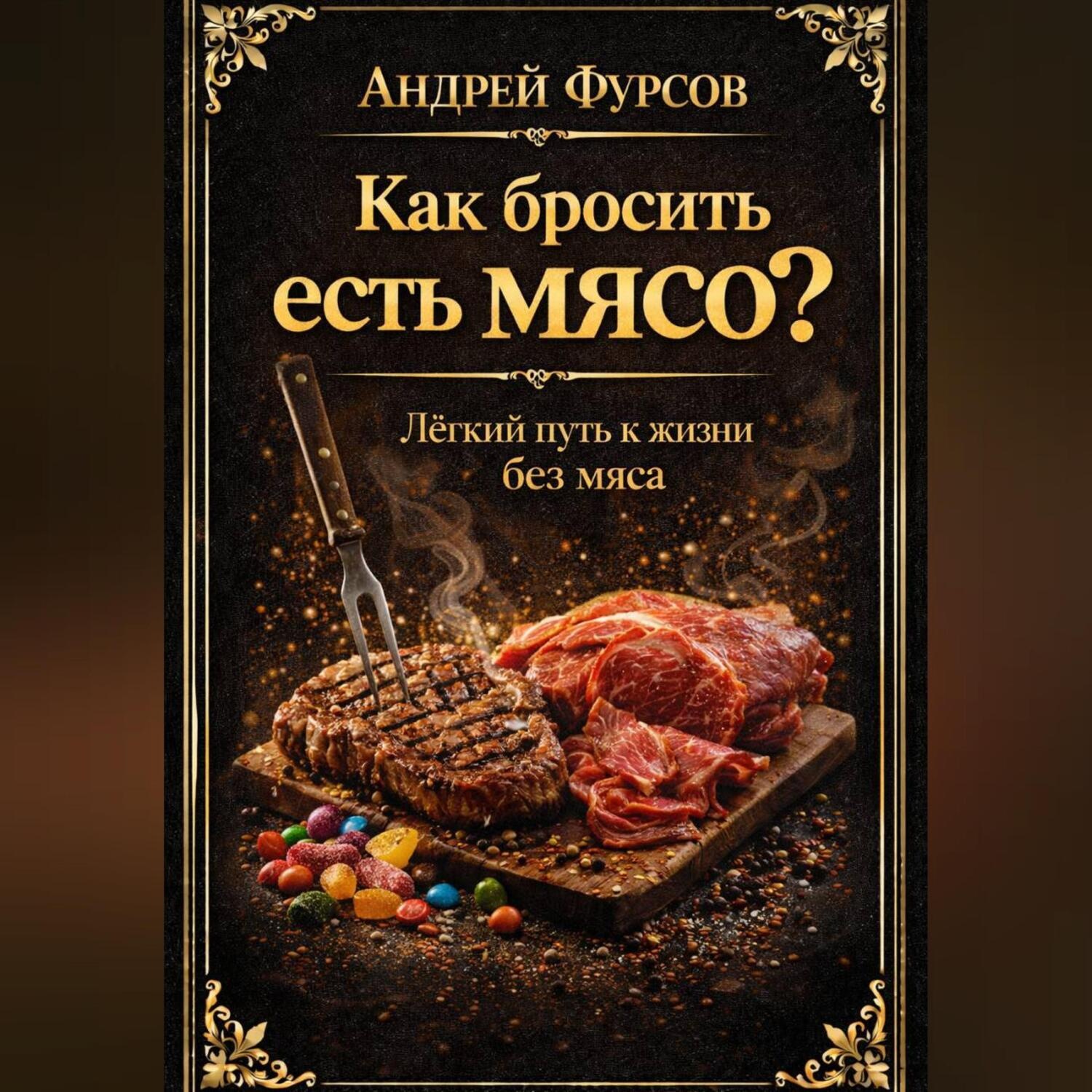 Обложка книги «Как бросить есть мясо? Лёгкий путь к жизни без мяса»