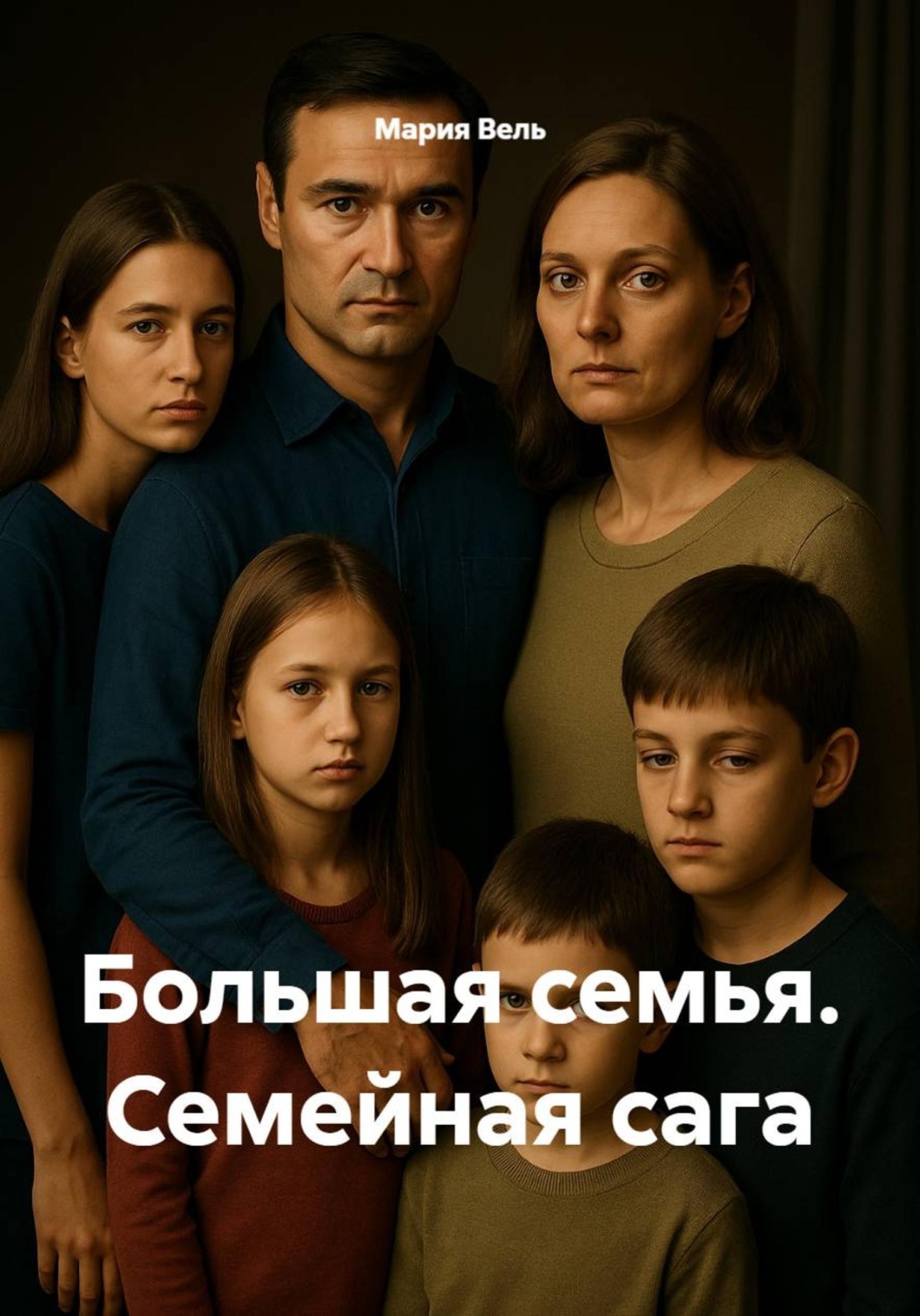 Обложка книги «Большая семья. Семейная сага»