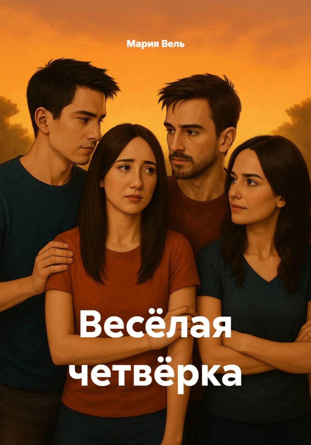 Обложка книги «Весёлая четвёрка»