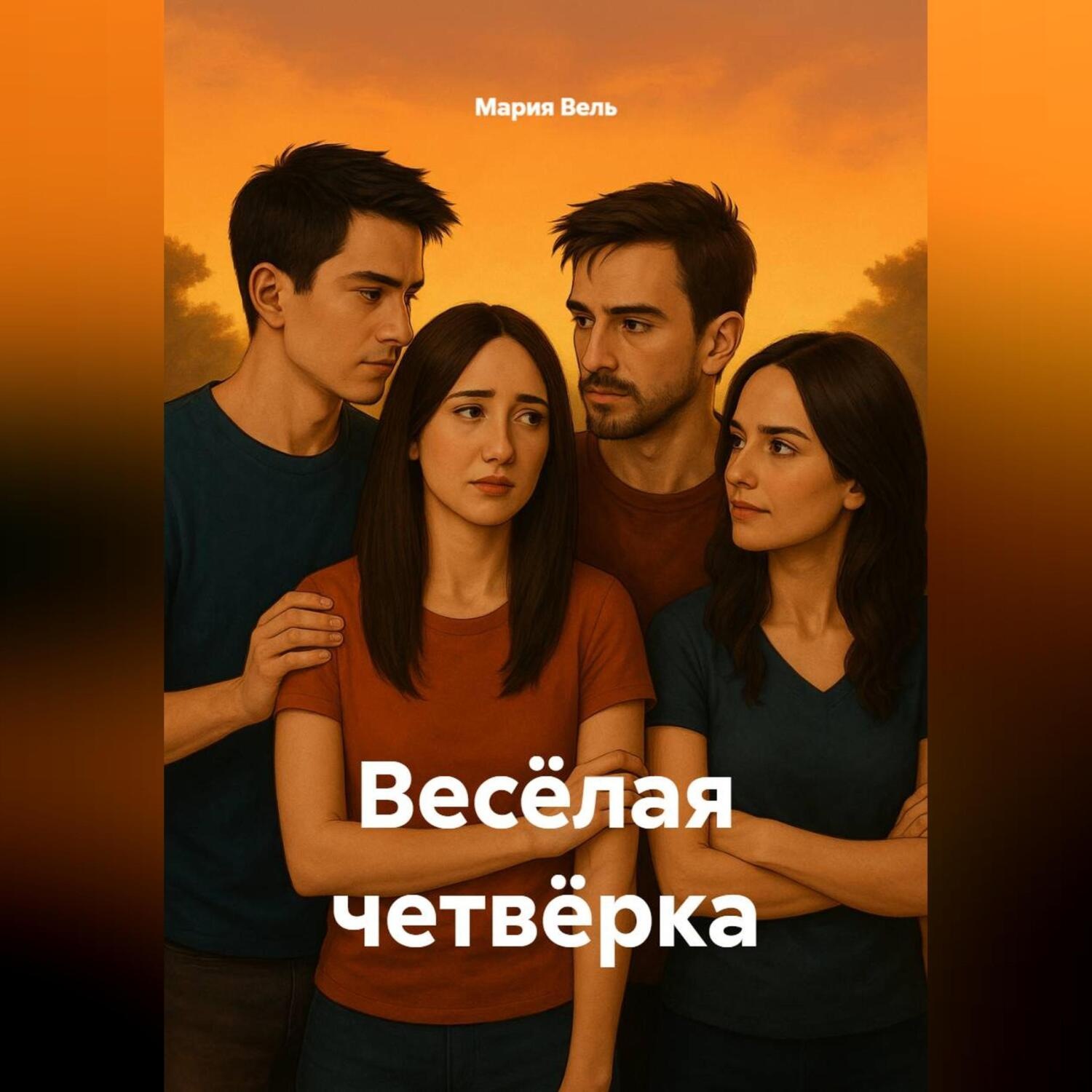 Обложка книги «Весёлая четвёрка»