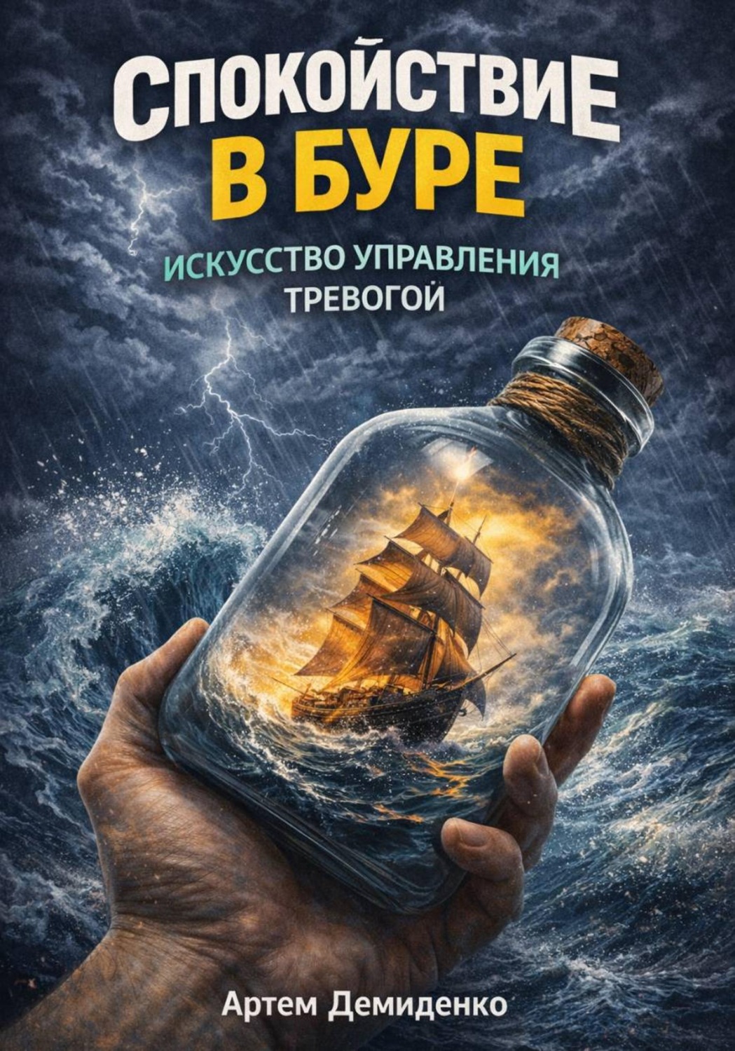 Обложка книги «Спокойствие в буре: Искусство управления тревогой»
