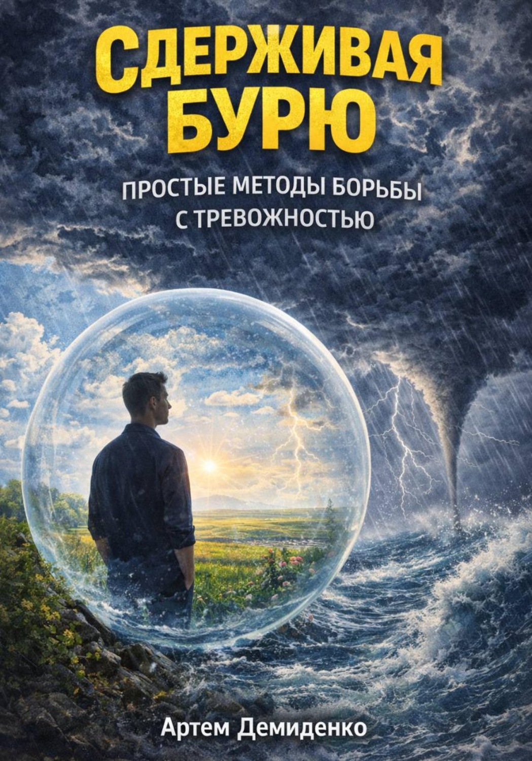 Обложка книги «Сдерживая бурю: Простые методы борьбы с тревожностью»