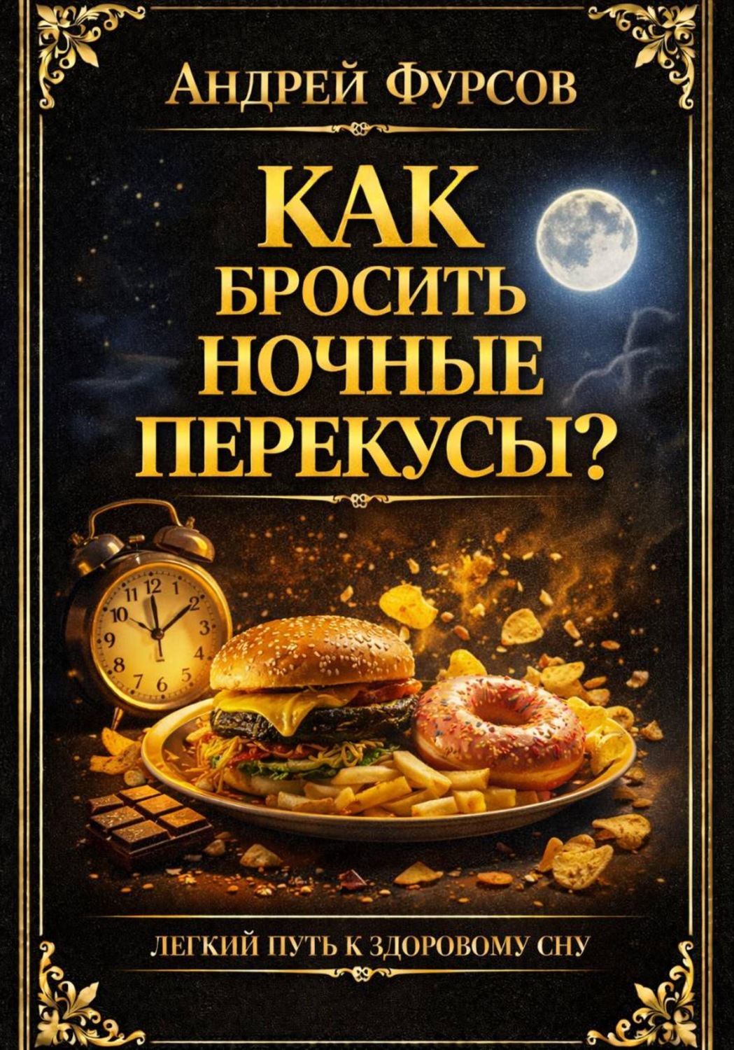 Обложка книги «Как бросить ночные перекусы? Лёгкий путь к здоровому сну»