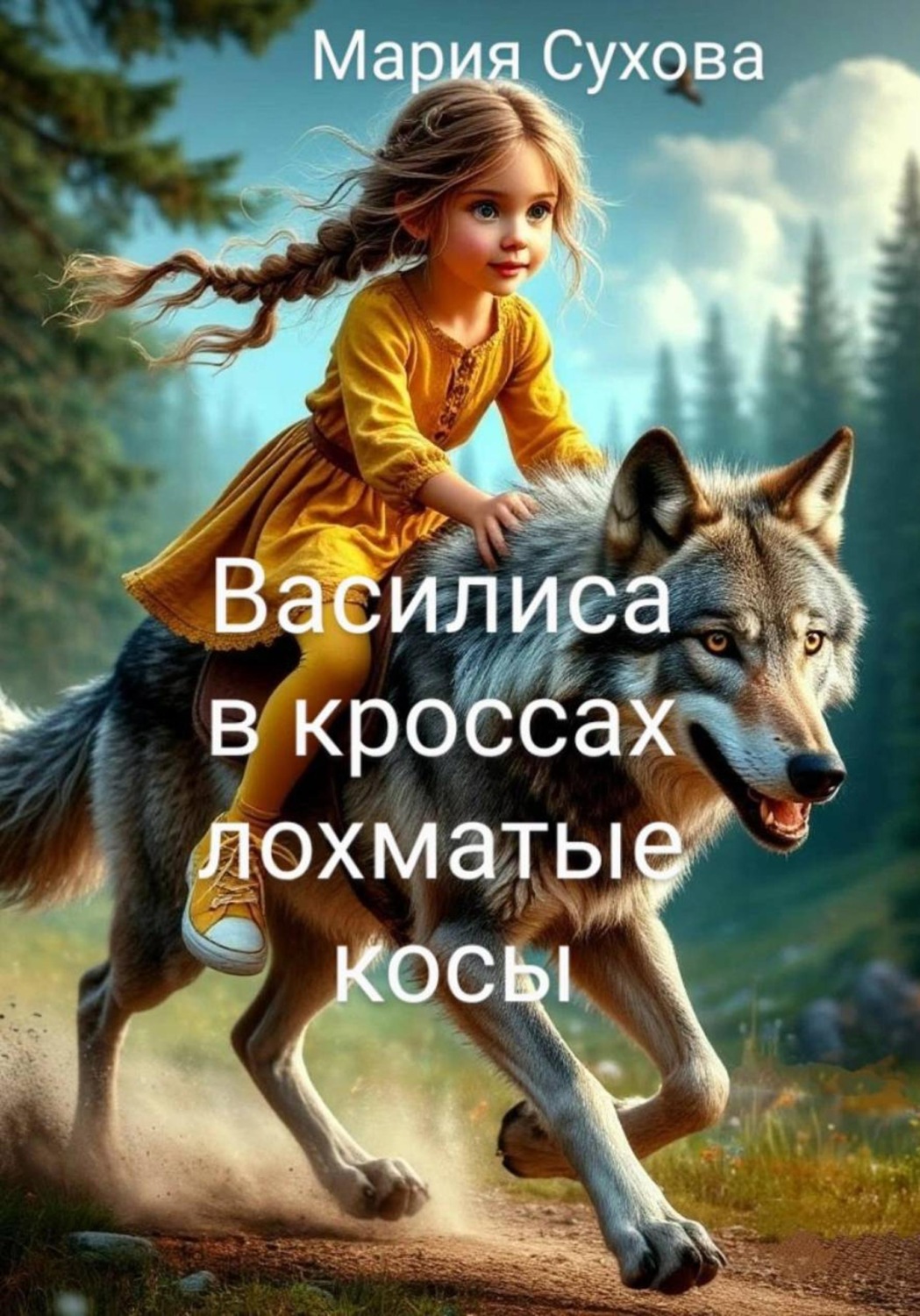 Обложка книги «Василиса в кроссах, лохматые косы»