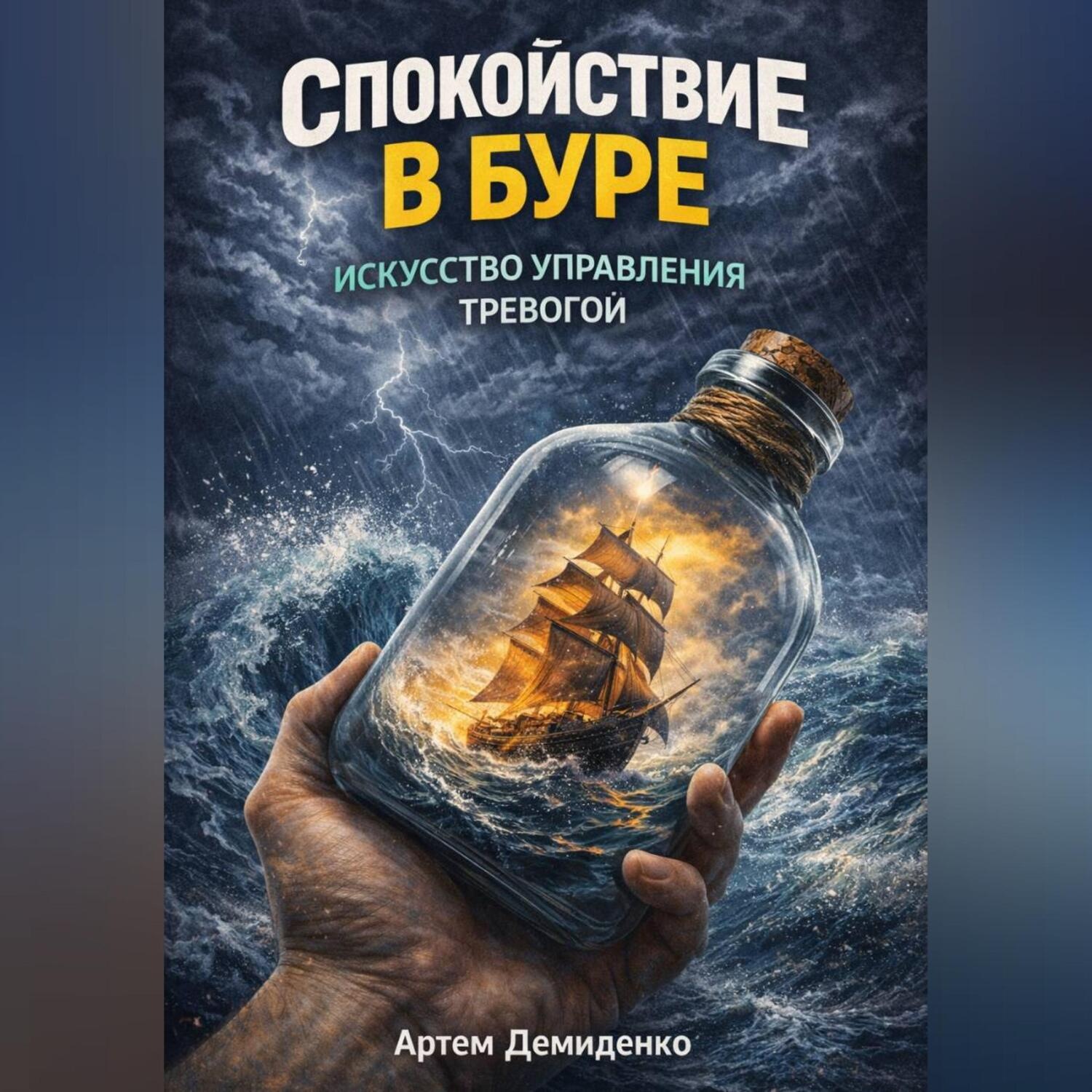 Обложка книги «Спокойствие в буре: Искусство управления тревогой»