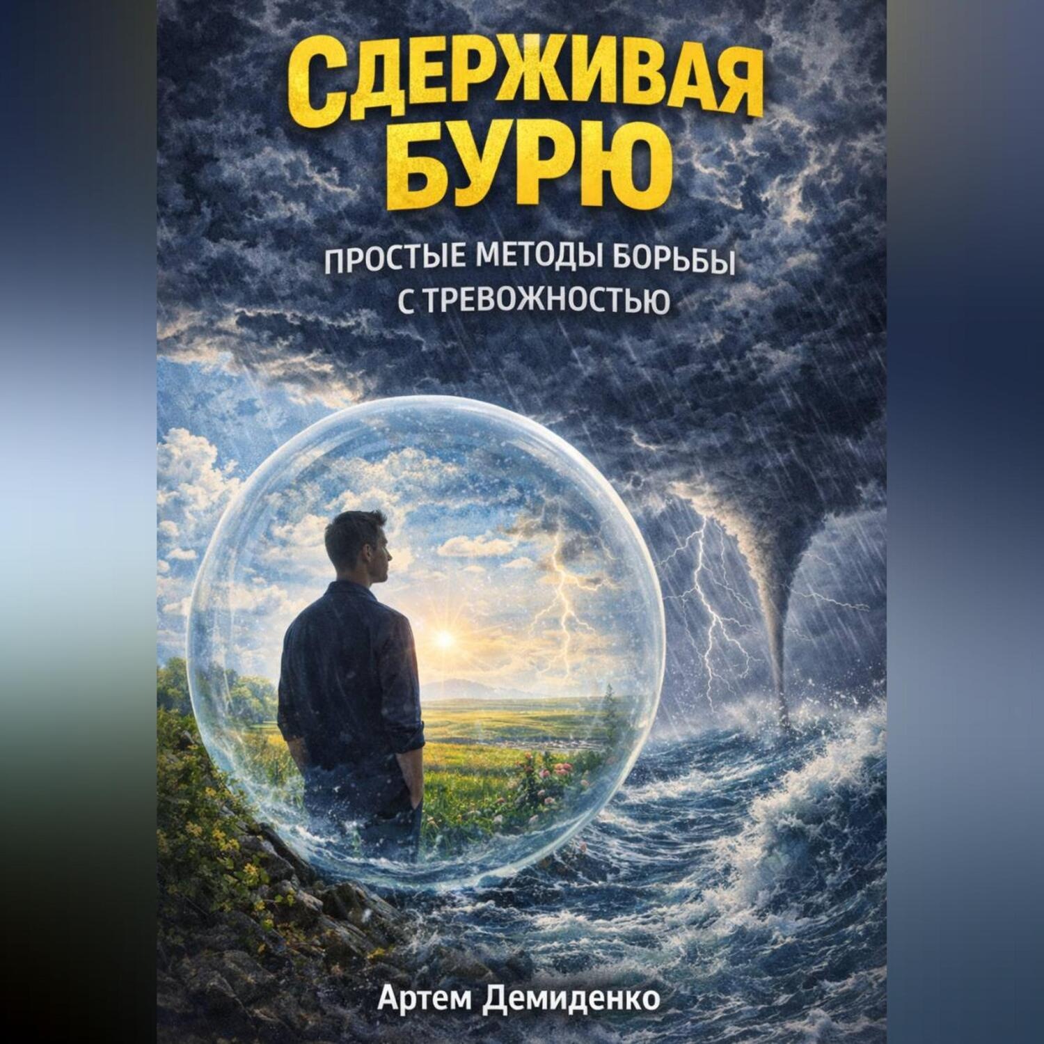 Обложка книги «Сдерживая бурю: Простые методы борьбы с тревожностью»
