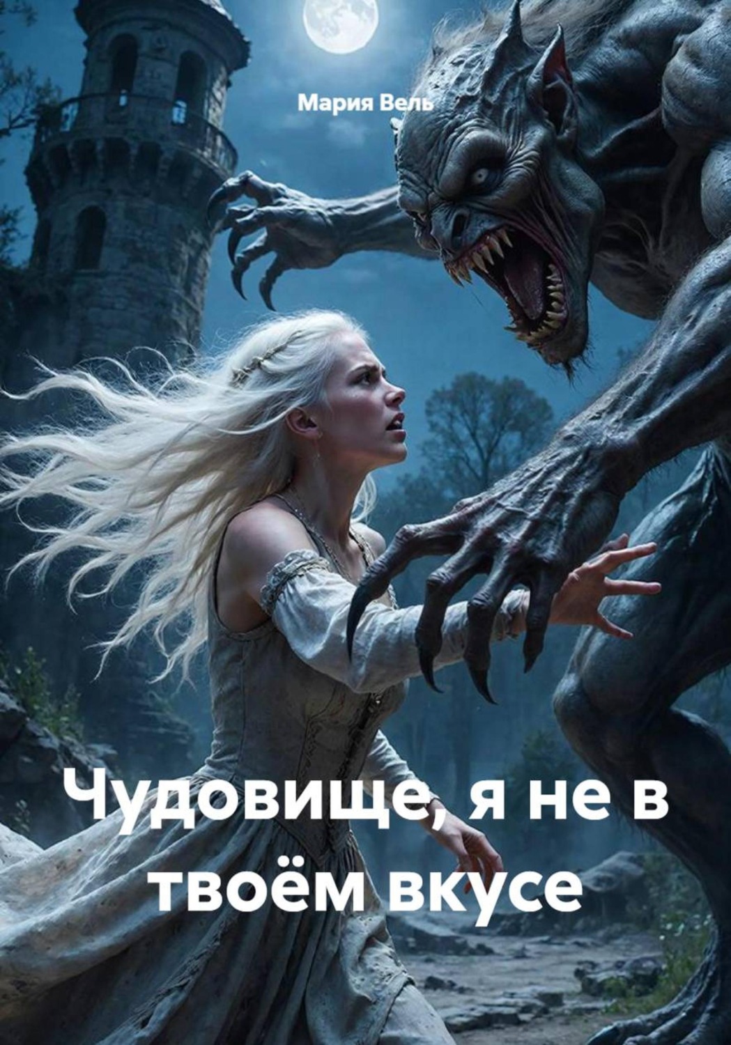 Обложка книги «Чудовище, я не в твоём вкусе»