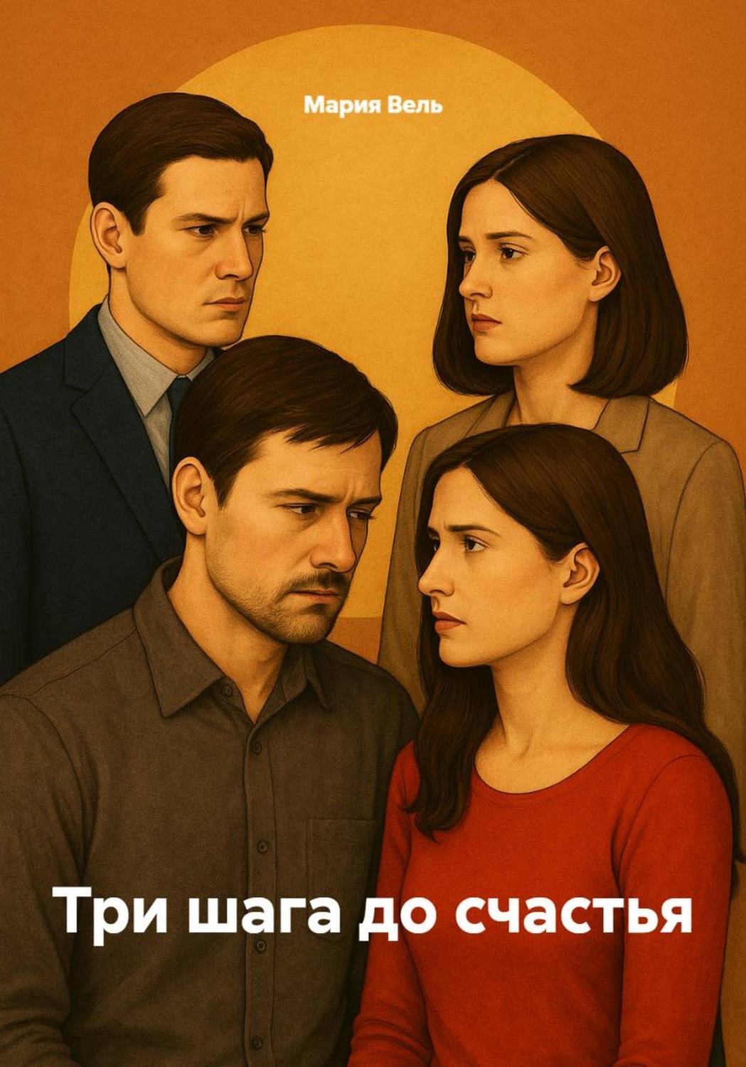 Обложка книги «Три шага до счастья»
