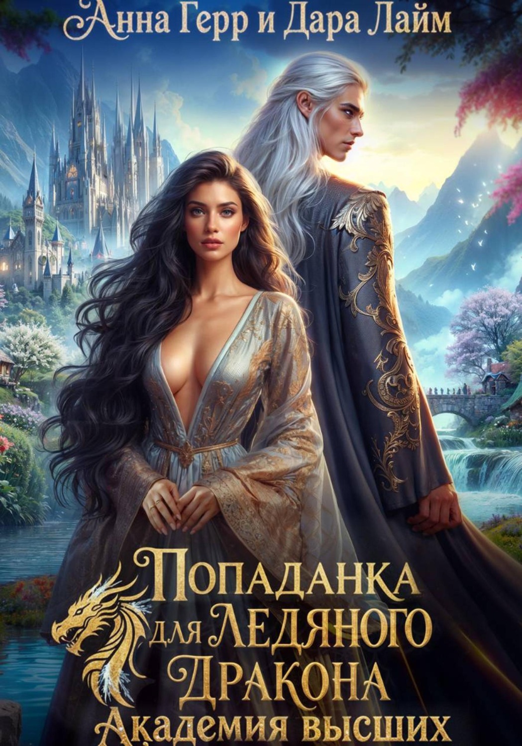 Обложка книги «Попаданка для Ледяного Дракона. Академия высших»