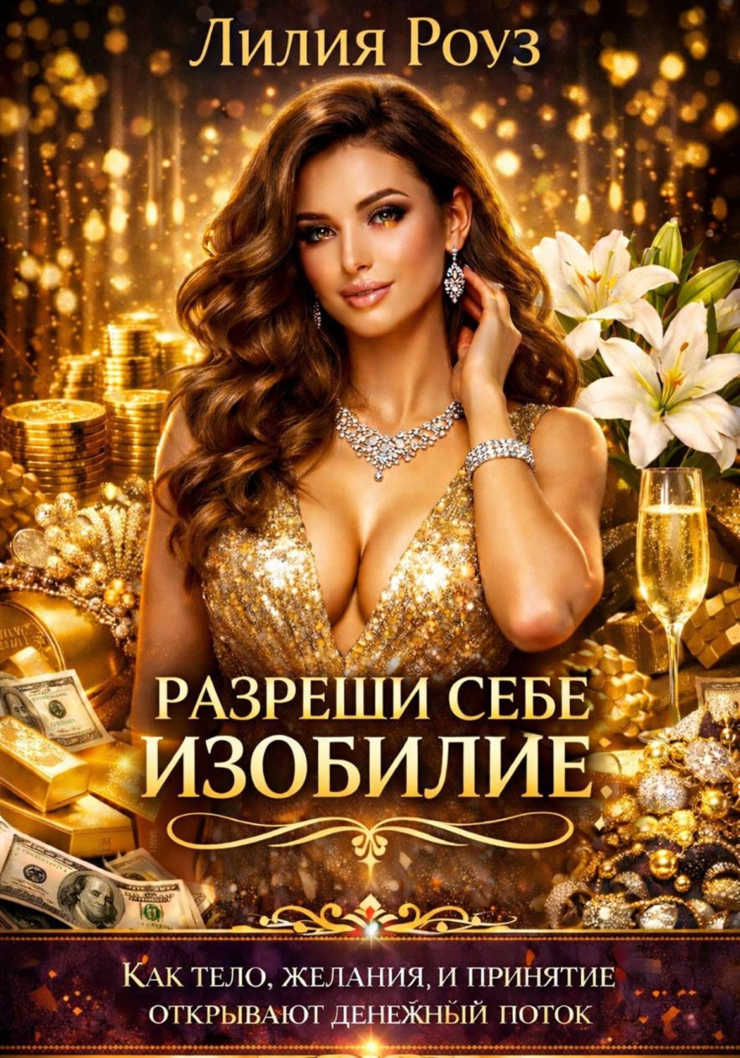 Обложка книги «Разреши себе изобилие: как тело, желания и принятие открывают денежный поток»