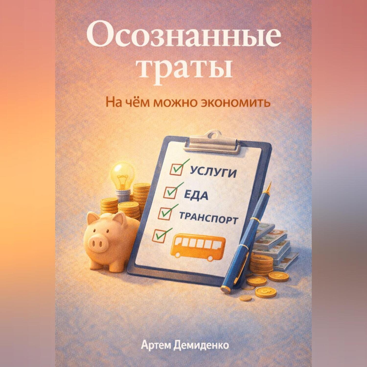 Обложка книги «Осознанные траты: На чём можно экономить»