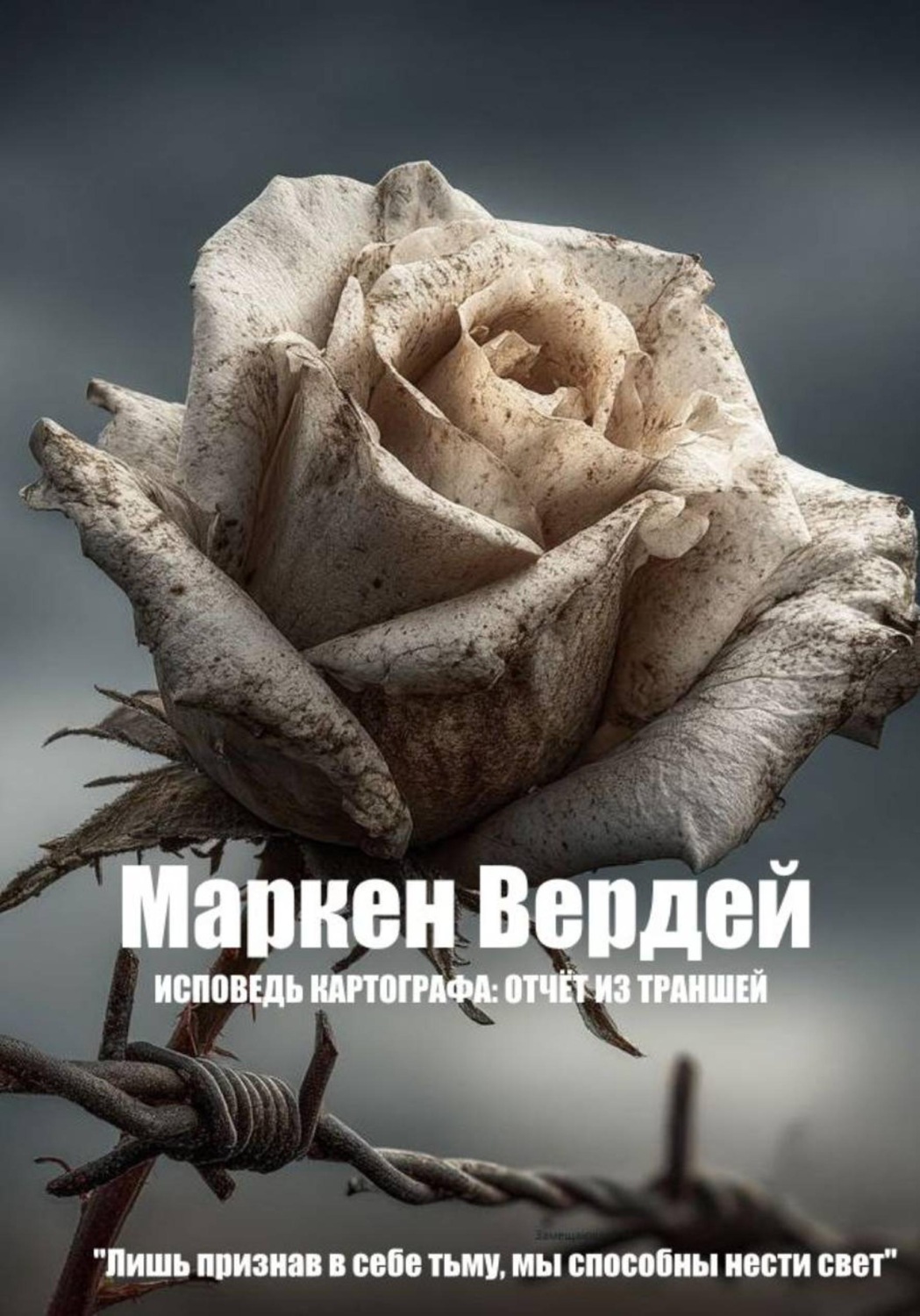 Обложка книги «Исповедь картографа: отчет из траншей»