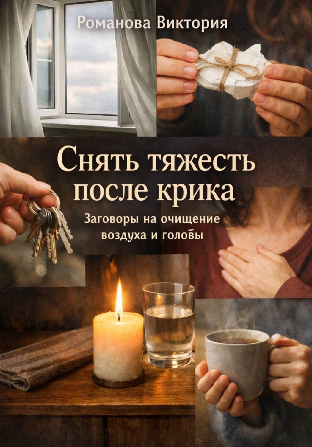 Обложка книги «Снять тяжесть после крика: заговоры на очищение воздуха и головы»