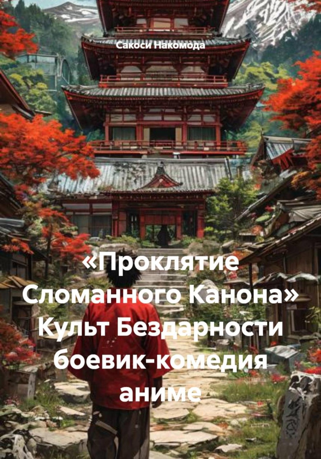 Обложка книги ««Проклятие Сломанного Канона» Культ Бездарности боевик-комедия аниме»