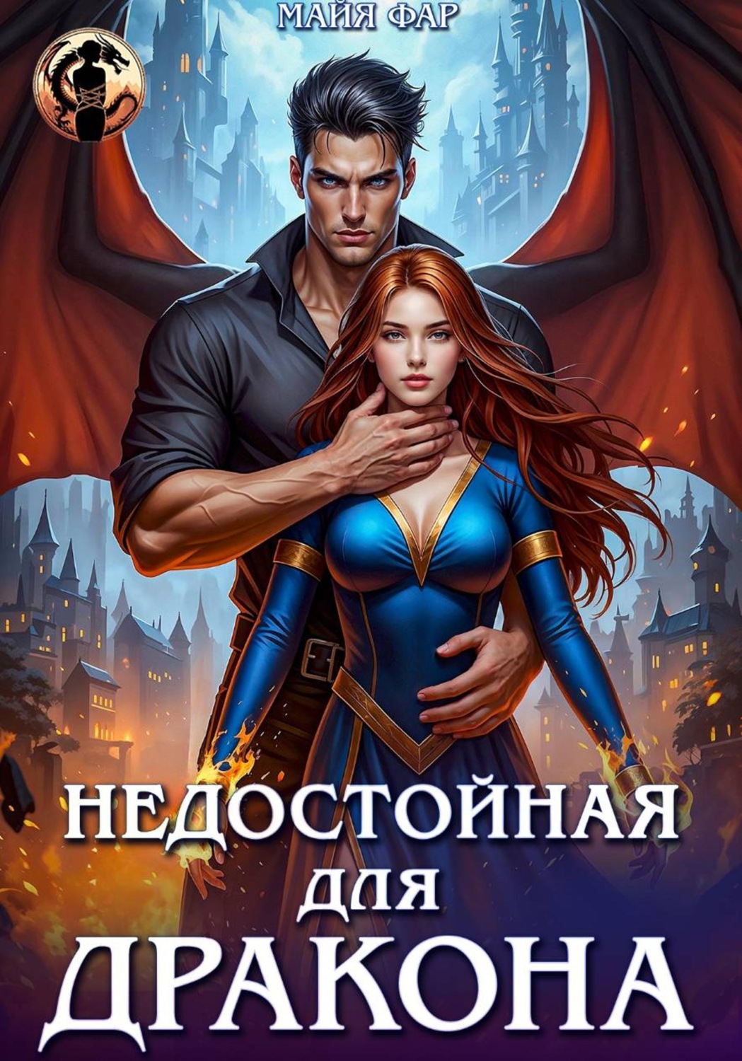Обложка книги «Недостойная для дракона»