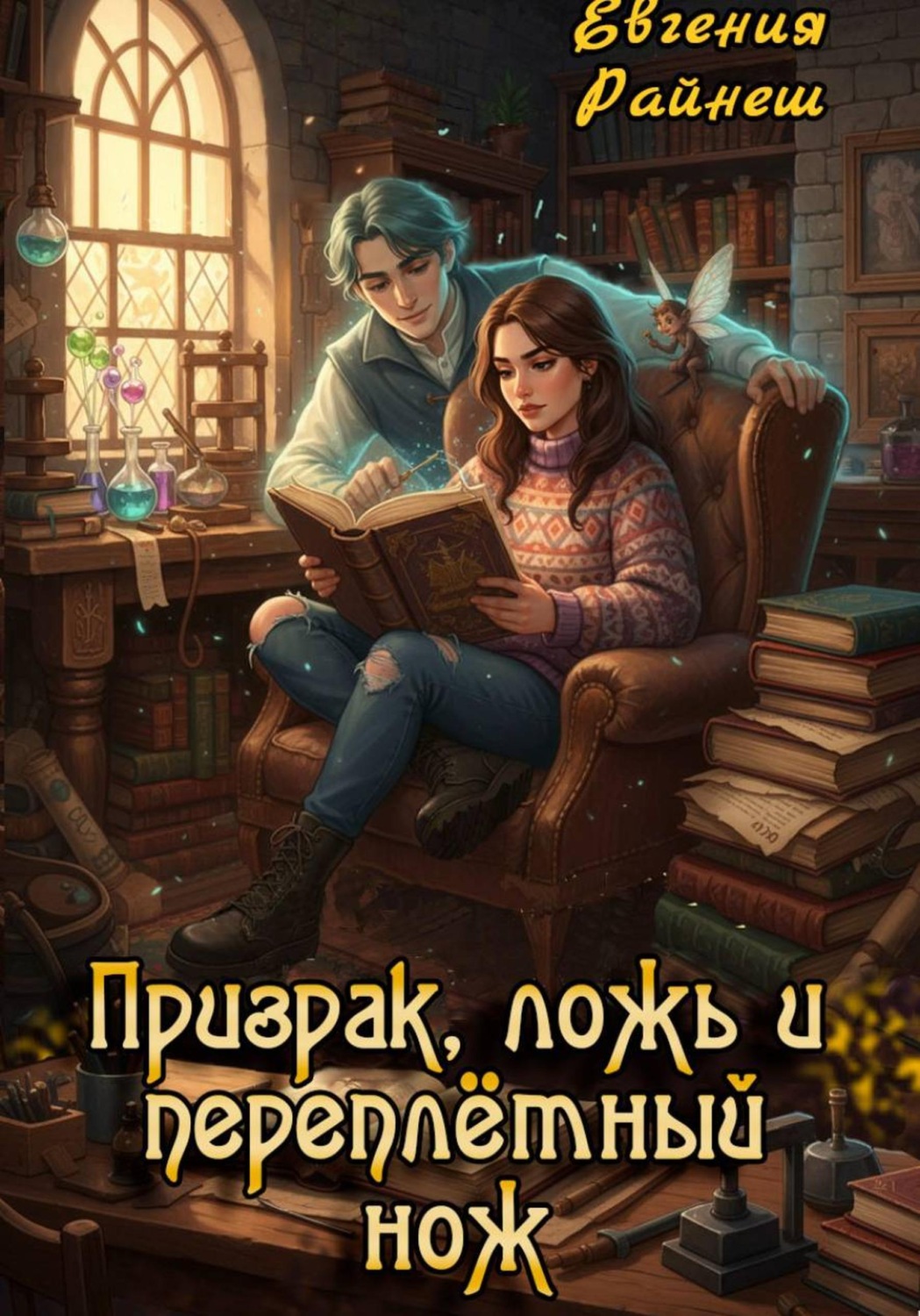 Обложка книги «Призрак, ложь и переплётный нож»