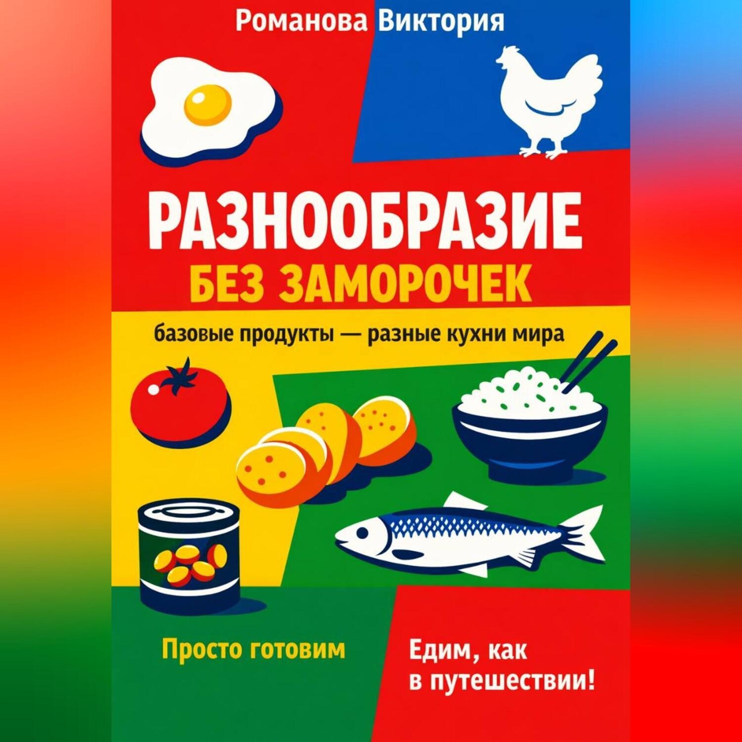 Обложка книги «Разнообразие без заморочек: базовые продукты – разные кухни мира»