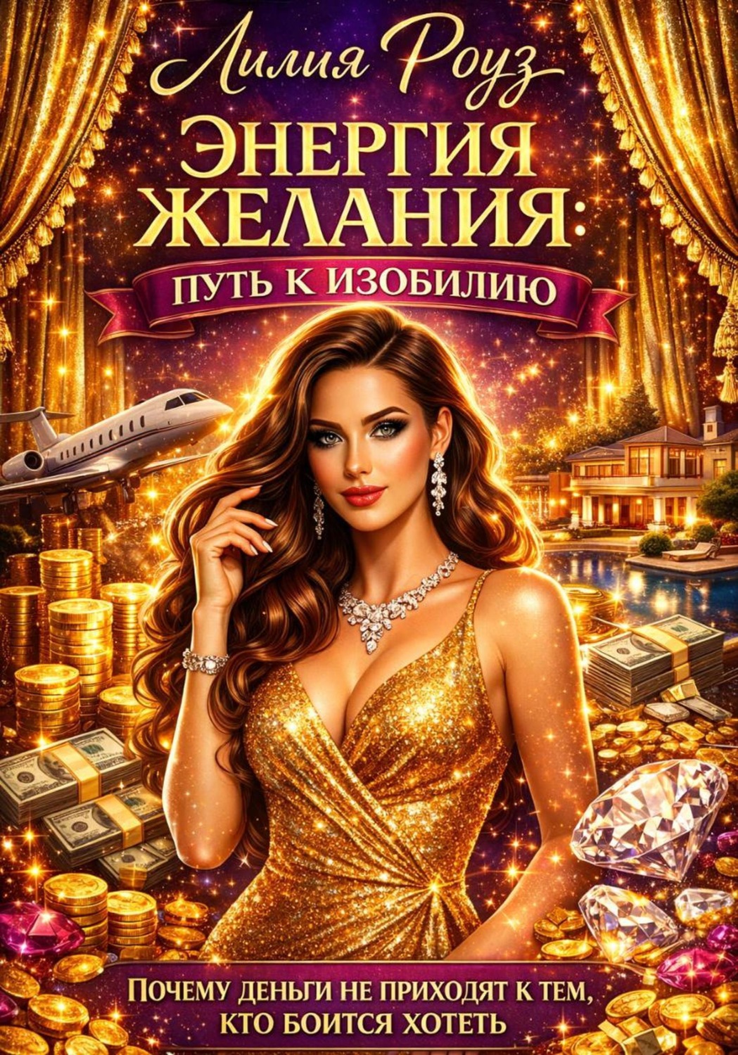 Обложка книги «Энергия желания: путь к изобилию. Почему деньги не приходят к тем, кто боится хотеть»