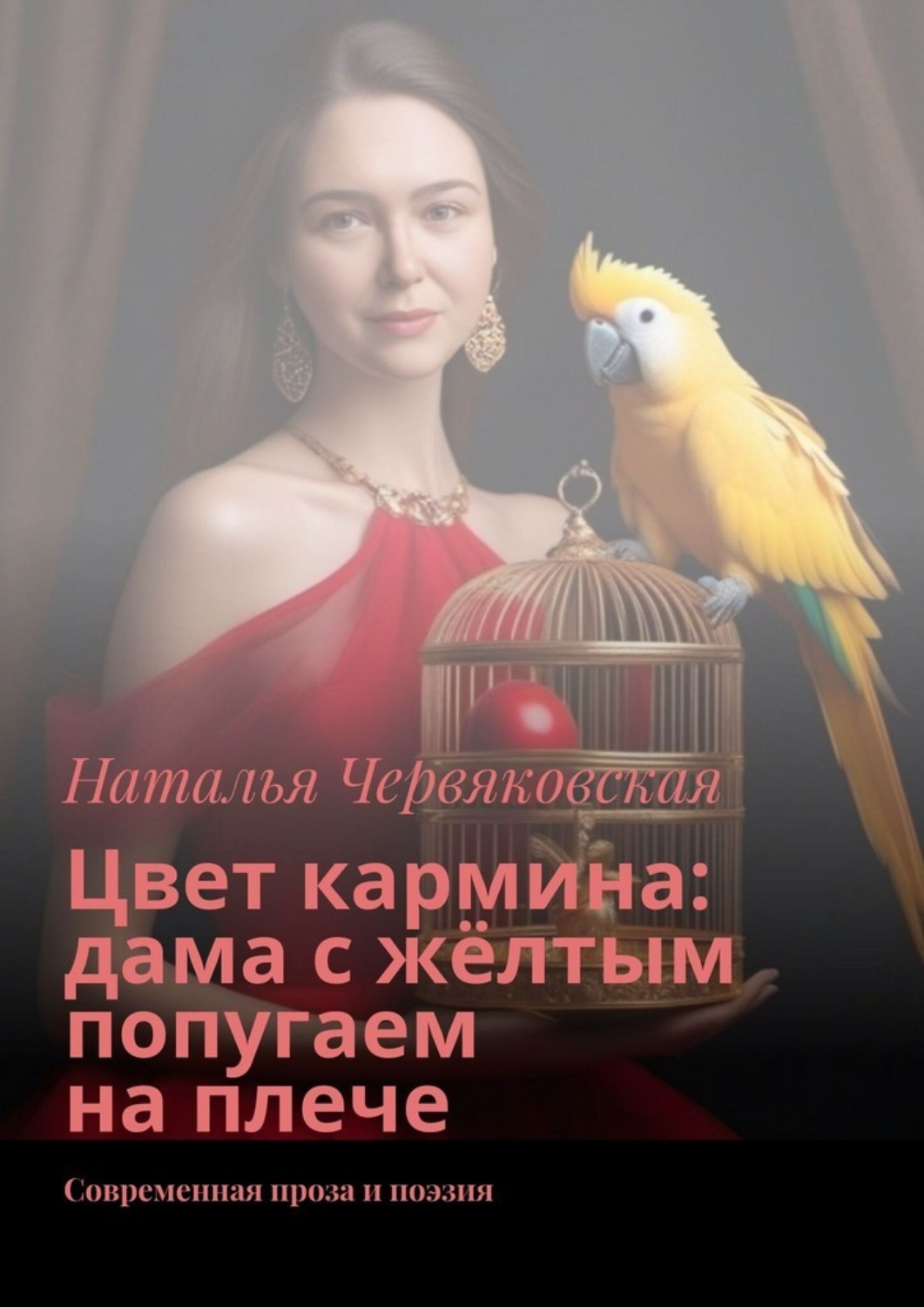 Обложка книги «Цвет кармина: дама с жёлтым попугаем на плече. Современная проза и поэзия»