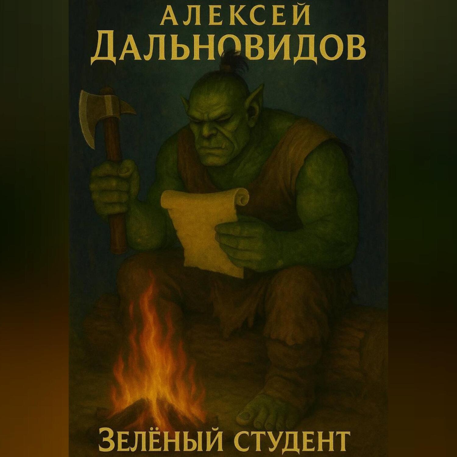 Обложка книги «Зеленый студент»